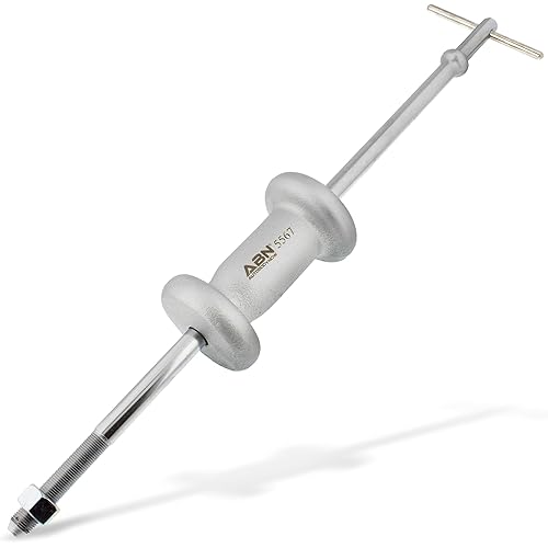 ABN Slide Hammer Puller Set - 5 lb Slide Hammer Axle and Hub Puller and Dent Remover Unit Auto Body Hammer Tool