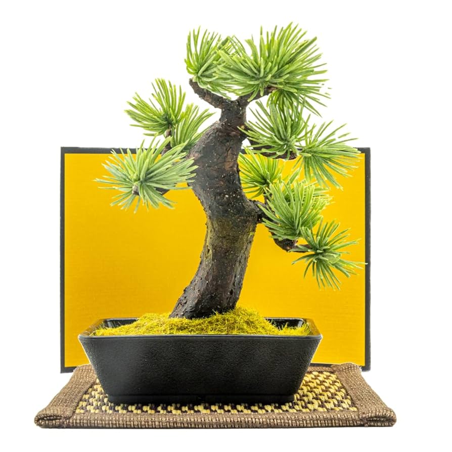 【日本製】人工盆栽　工芸盆栽　フェイクグリーン　盆栽　造花　観葉植物　中品盆栽 日本製】人工盆栽 工芸盆栽 フェイクグリーン 盆栽 造花 観葉