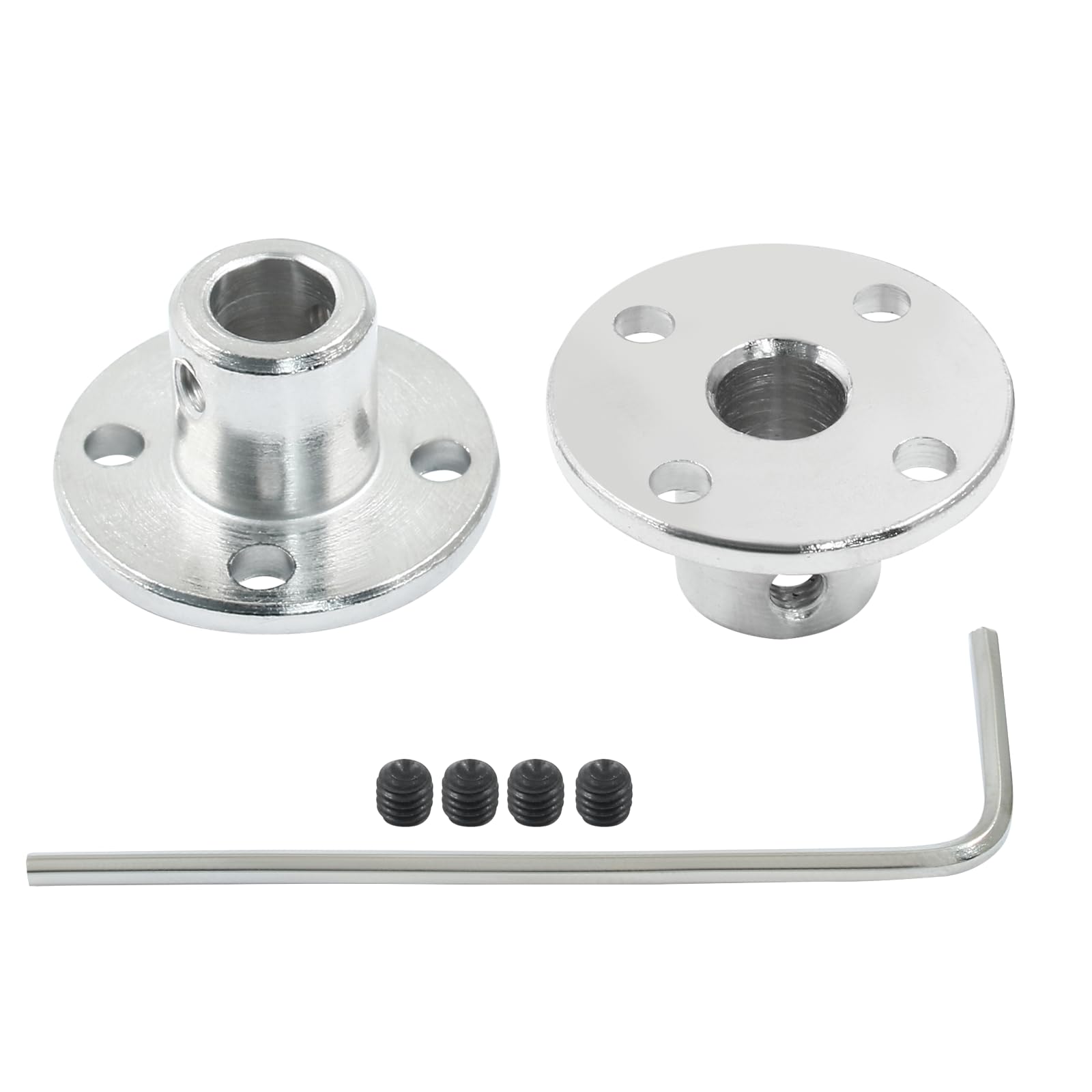 Metal Flange Couplings - 4 Pack -10 Metal Flange Couplings - 4 Pack -10