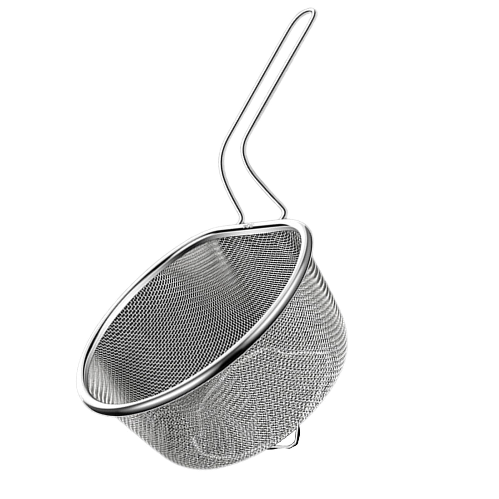 MICFENY Frying Basket 304Stainless Steel Colander Efficient Strainer for Effective Filtering and Draining of Various Ingredient