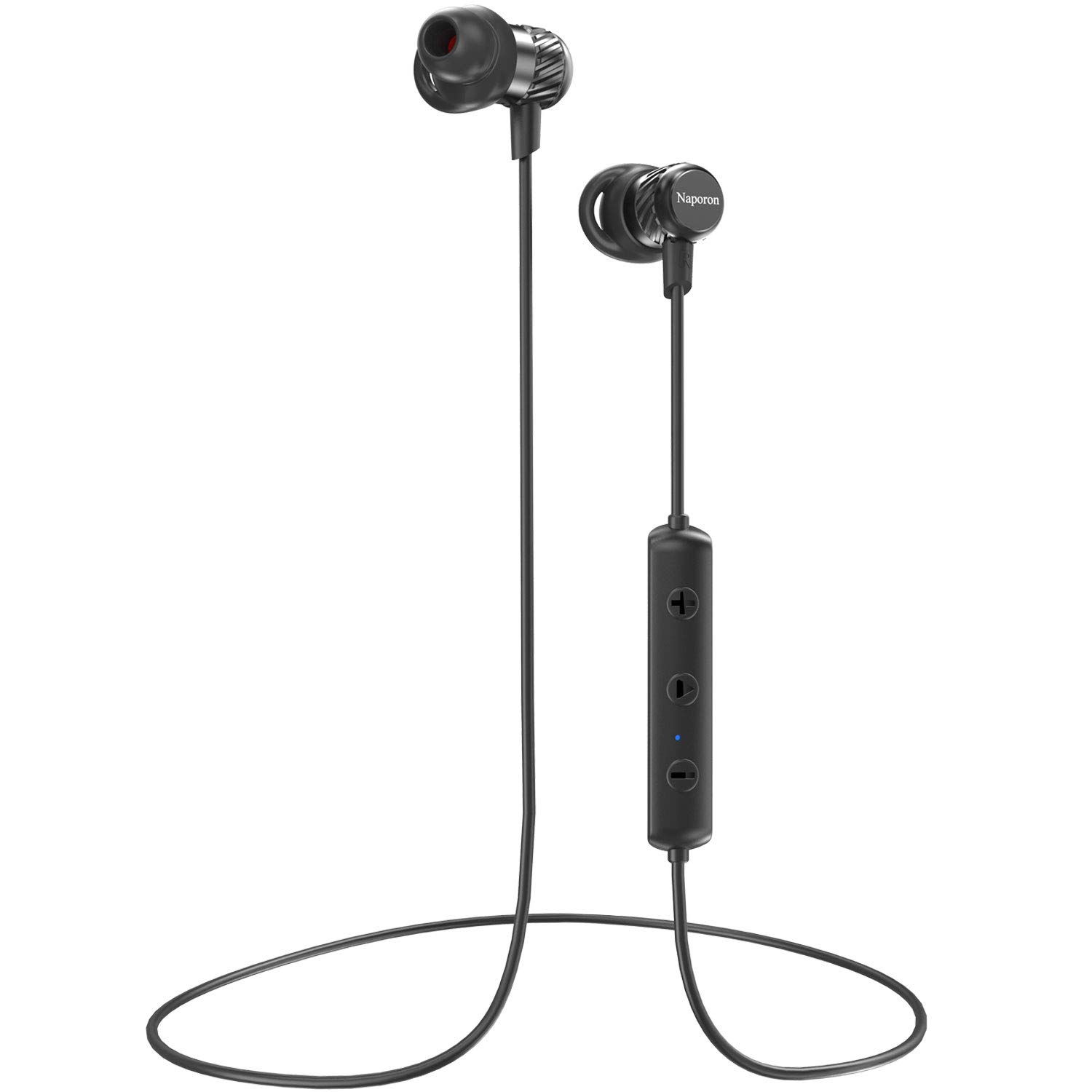 Naporon Wireless Headphones, HiFi Stereo Magnetic Earbuds