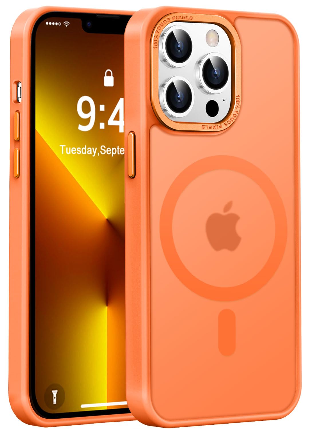 Newfuture Strong Magnetic Compatible with iPhone 17 Pro Case [13 FT Military Drop Protection] [Compatible with Magsafe] Slim Translucent Matte Shockproof with Anti-Fingerprint Phone Case, Tender Pink — view 98