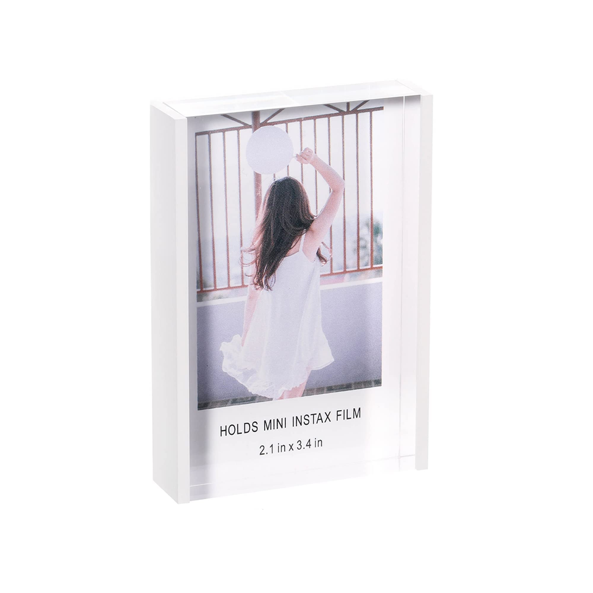 Pellicola per fotocamera istantanea cornice per foto verticale 3 slot Photo Table Desktop Decor portafoto colorato per Fujifilm Instax mini Home  15