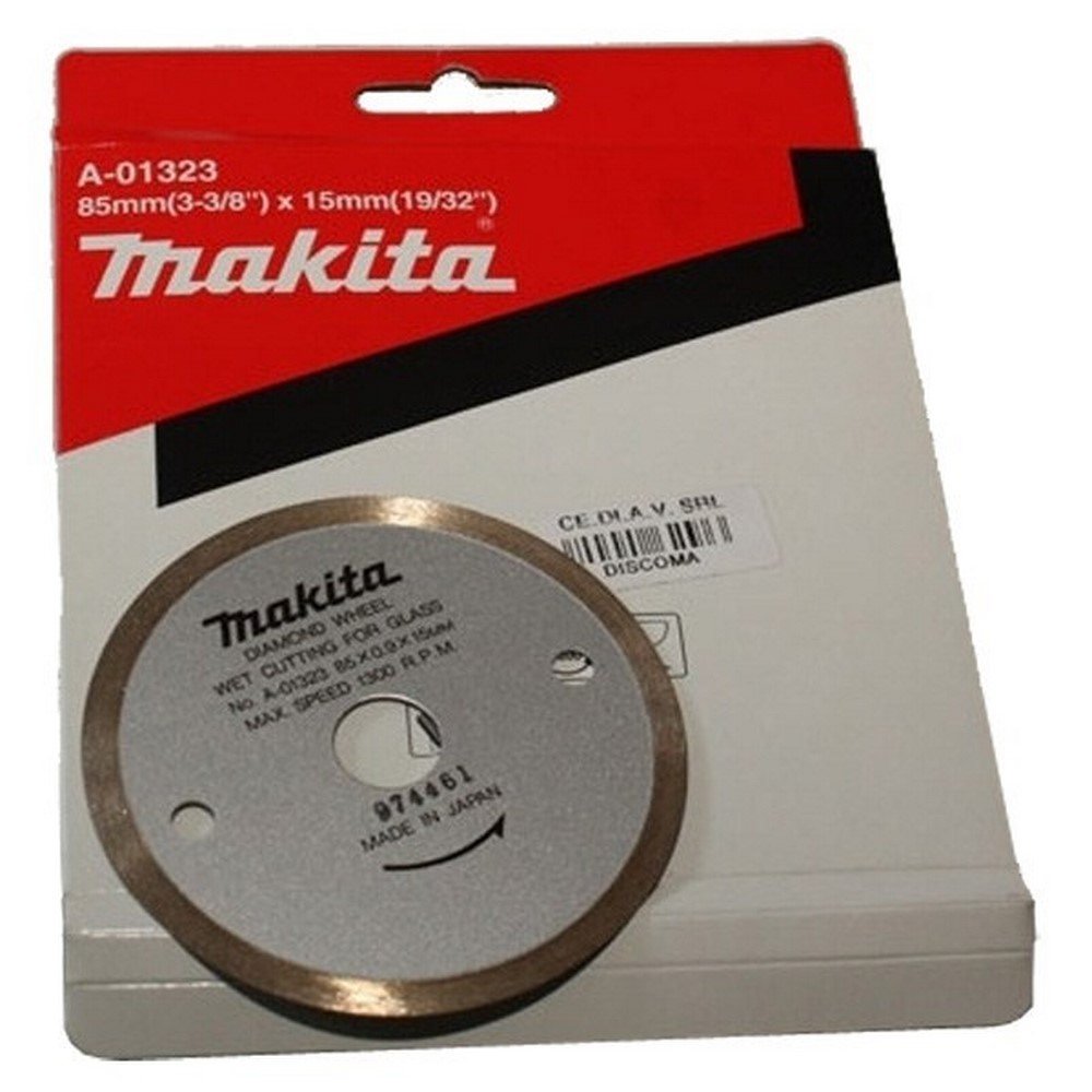 Makita Akku-Glas Fliesenschneider CC301DSMJ (10,8 V, 4,0Ah, 2 Akkus und Ladegerät im MAKPAC) + Makita B-21098 Diamant - Trennscheibe für CC300DWE