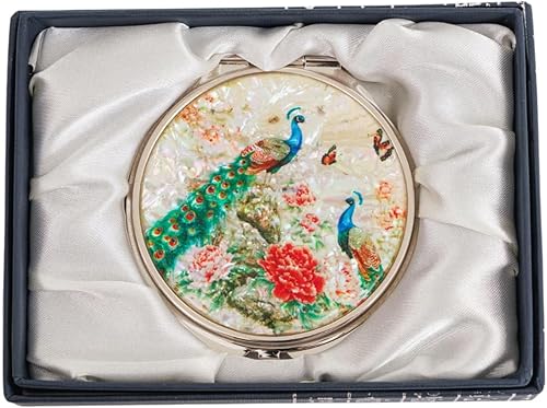 Miniatura 32 de February Mountain Espejo Compacto de Nácar – Doble Magnificación Regalo para Mujeres, Mamá, Hermana – Idea de Cumpleaños o Navidad (1, Heritage