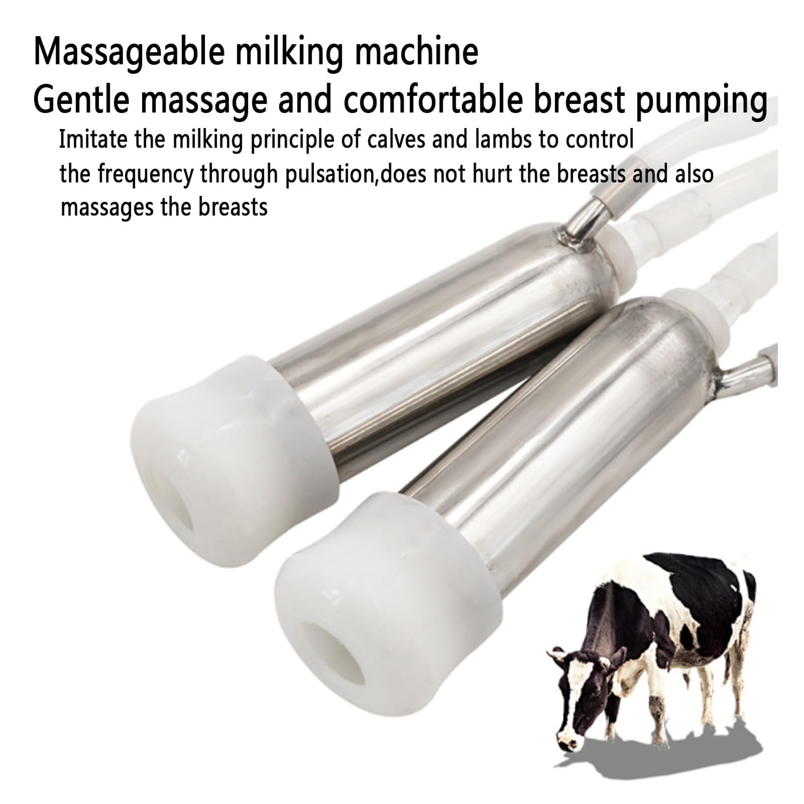 Mungitrice Elettrica Per Mucche E Pecore (3L/5L/10L), Mungitura Manuale Simulata, Arresto Automatico Quando Il Latte È Pieno, Per Mucche Da Latte E Capre ,10L,Cattle