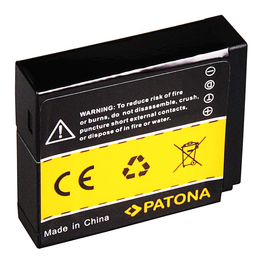 PATONA 2x Batteria ricambio per Panasonic DMW-BLH7 DMW-BLH7E batterie compatibile con Panasonic Lumix DMC-GM1 DMC-GM5 DMC-GF7 DC-GX800 DC-GX880 DMW-LX15