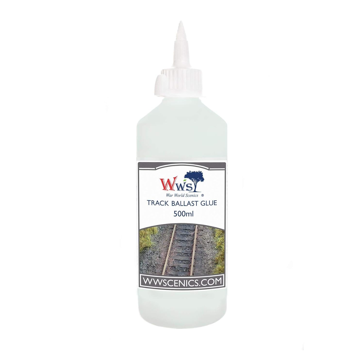 War World Scenics Diorama Glue Set 3X 500ml Adhesives for Model Railway & Static Grass Landscapes