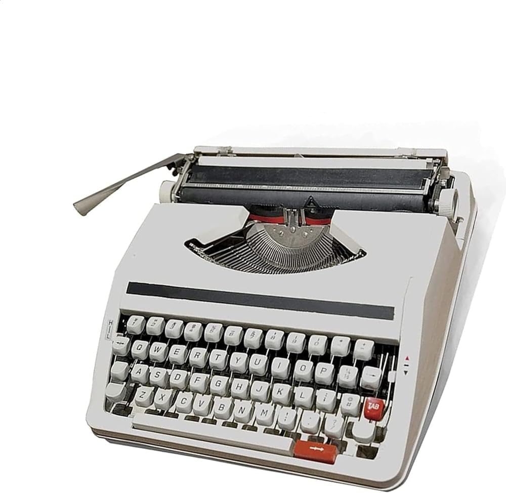 Machine À Saisie Manuelle Portable Vintage Avec Étui, Clavier Mécanique Traditionnel, Outil D'écriture Écoratif Pour Les Enfants Créatifs Pour Adultes, Pas De Puissance Nécessaire, Décor De Bureau Nos