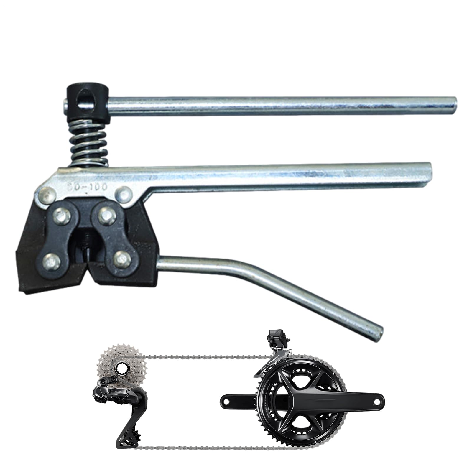 Séparateur de chaîne à rouleaux, brise-chaîne à rouleaux - Outil de dérivation, brise-chaîne à rouleaux pour chaînes à rouleaux 60, 80, 100, 12B, 16B, 20B, C2040, C2042, C2050, C