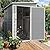 Homall Resin Outdoor Storage Shed, 5 X 4 FT Garden Tool Sheds & Outdoor Storage House with Single Lockable Door for Backyard Garden Patio Lawn