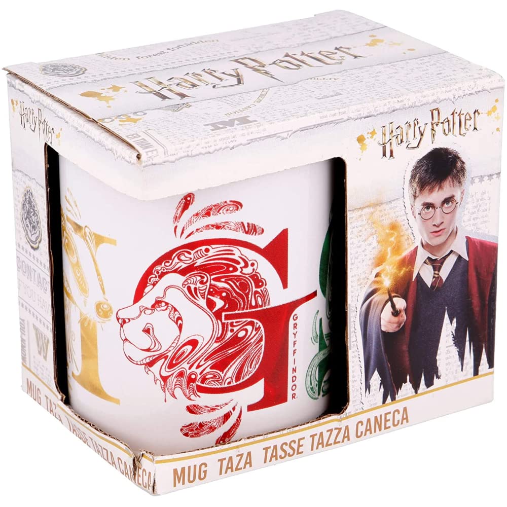 CARTOON Harry Potter Hogwarts Ceramic Mug 11oz Mug Breakfast Cup Boxed, Multicolour - Image 4