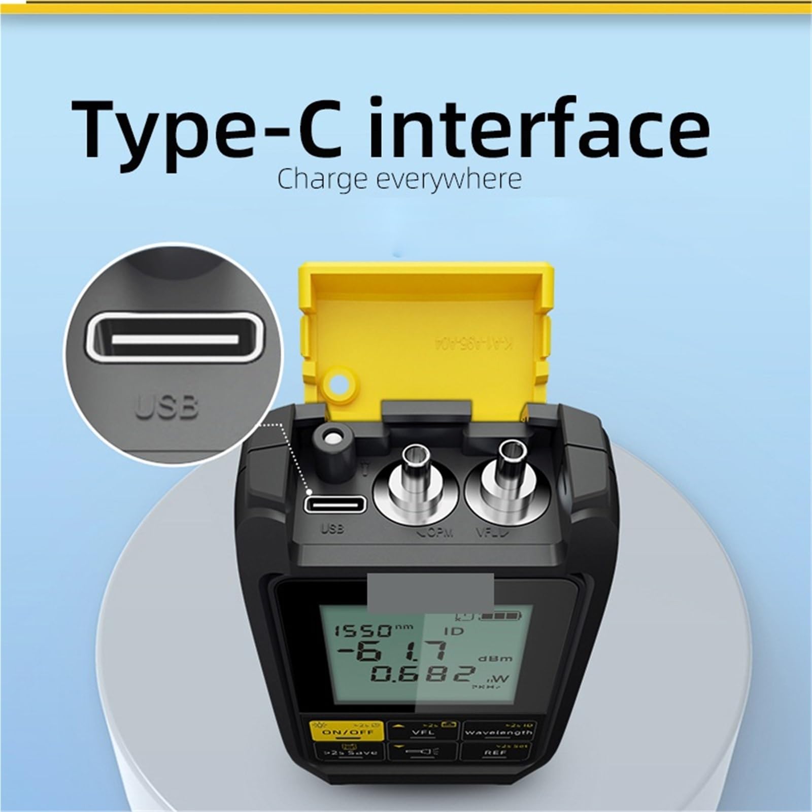 Tester Cavo Di Rete VFL E Misuratore Potenza Ottica 4-in-1