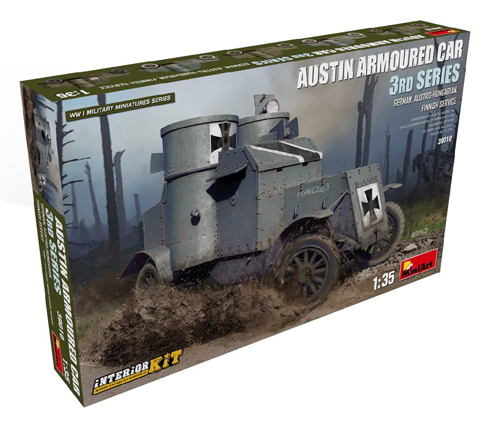 Amazon.com: Miniart MIN39010 WWI 1:35-Austin Armored Car (German