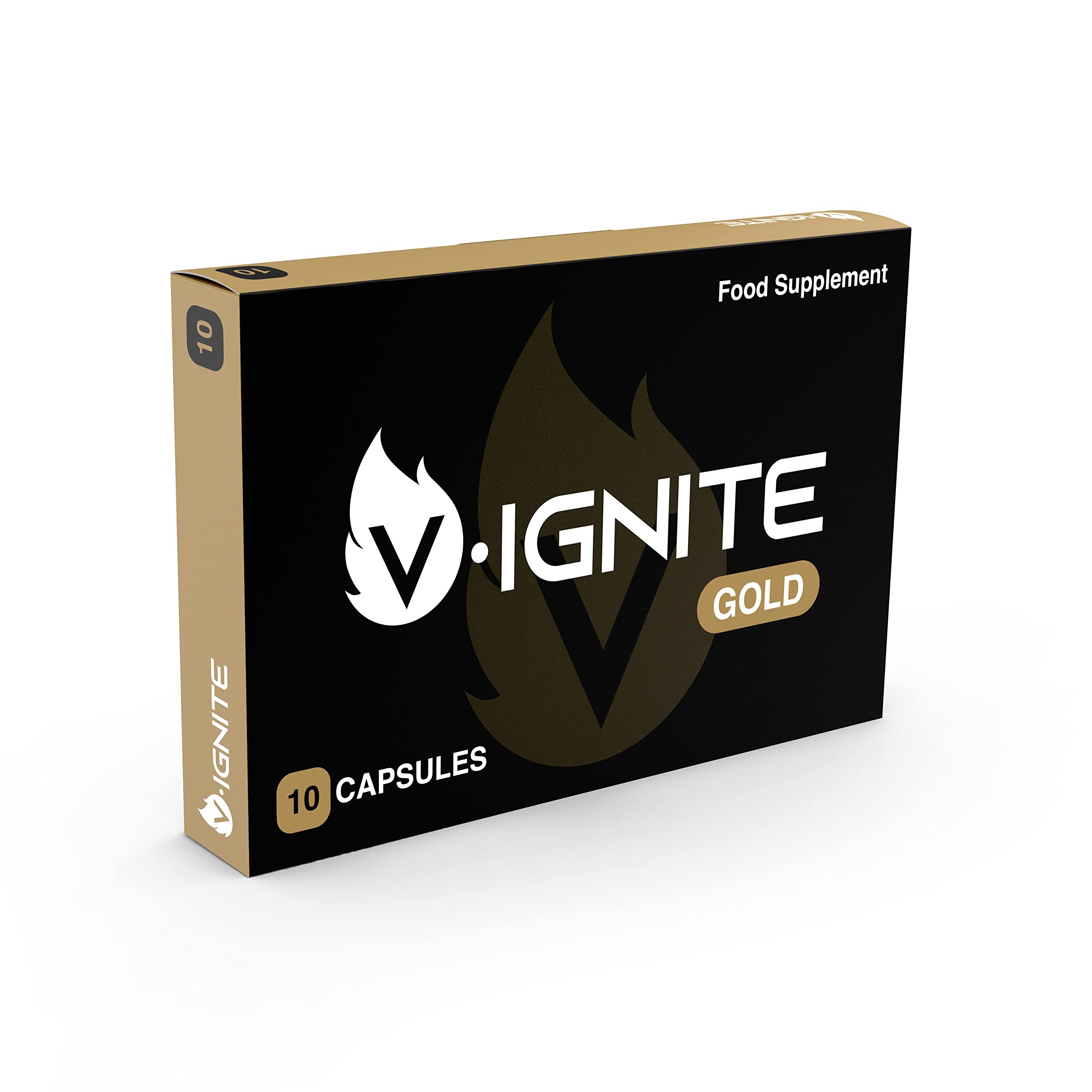 V•IGNITE - Super HIGH Strength and Fast Acting - 10 Capsules for Men | 100% Effective Natural Ingredients.