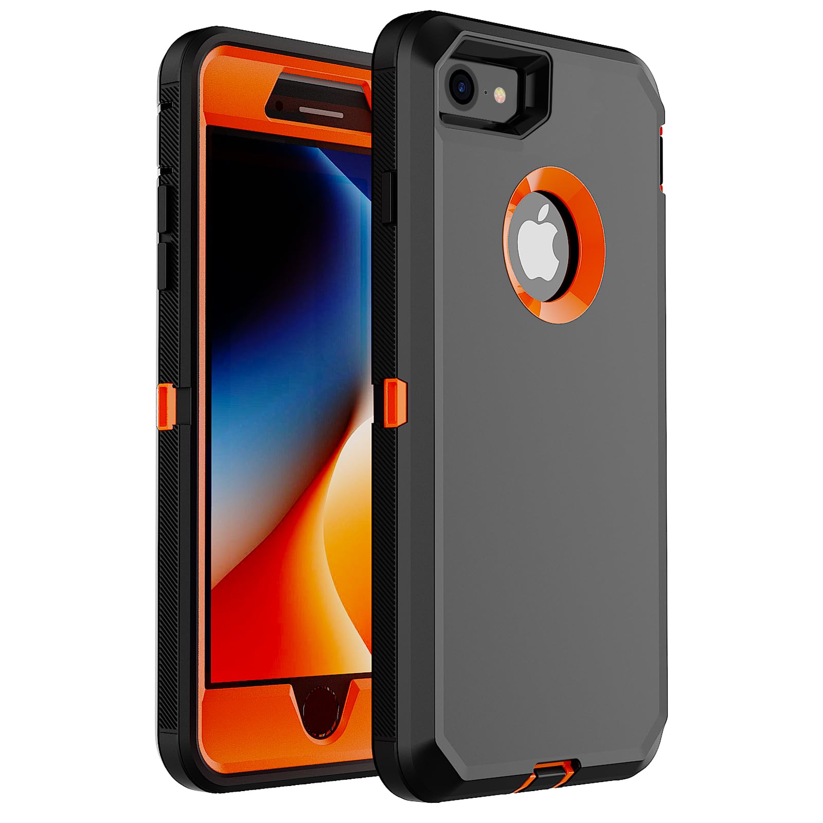 Co-Goldguard Case for iPhone 7 for iPhone 8 with Screen Protector [Shockproof] [Dropproof] [Dust-Proof], 3 Layers Full Body Rugged Heavy Duty Case