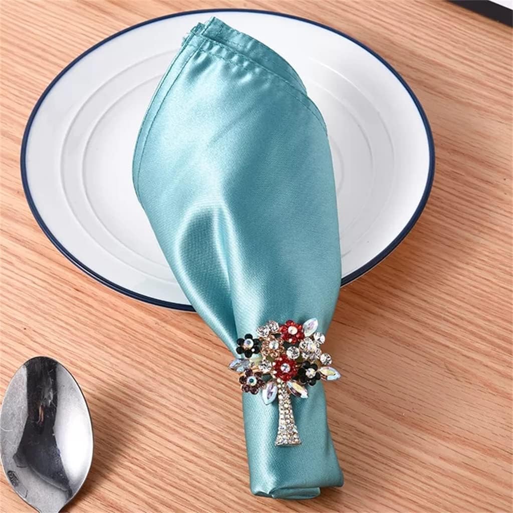 Napkin Holder 10 Rings Paper Towel Buckle Tabletop Decoration Wedding Napkins