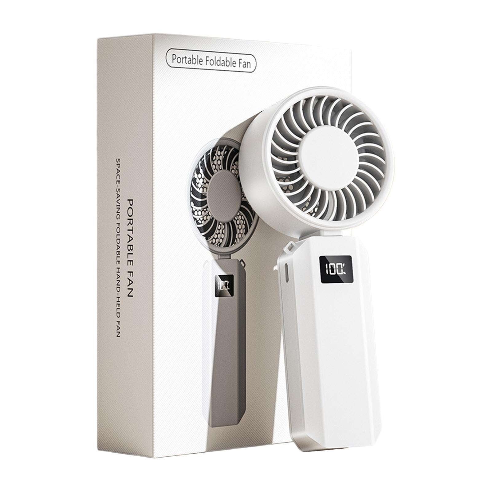 Ventilateur portable pliable 6 vitesses pour voyage et bureau