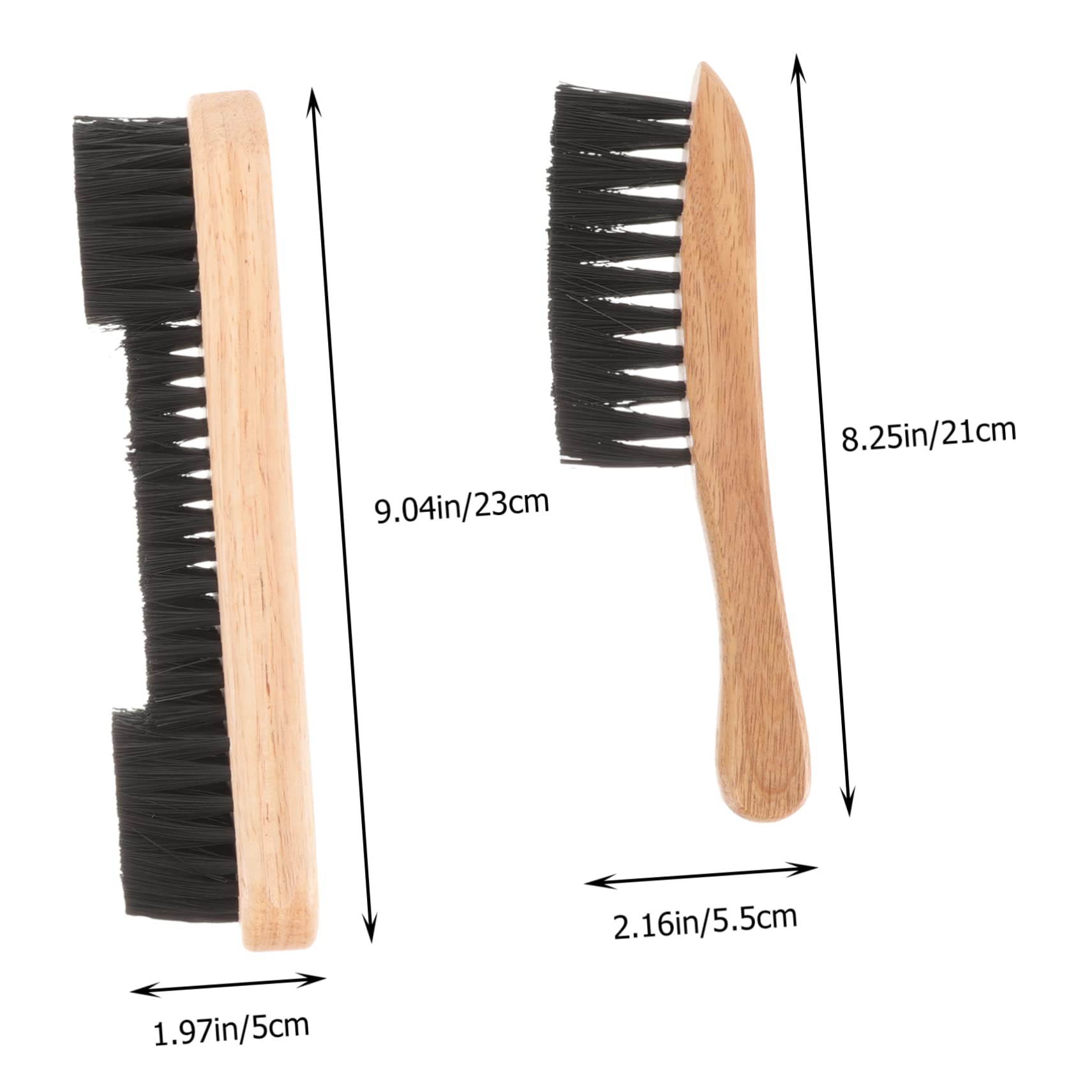 BESPORTBLE 2Pcs Pool Table Cleaning Brush Set Billiards Table Dust Brush & Rail Brush for Efficient Maintenance Pool Table Accessories + Corner Brush