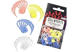 Darn Good Yarn: Pastel Stitch Markers: 25 Pastel Stitch Markers for Knitting and Crocheting