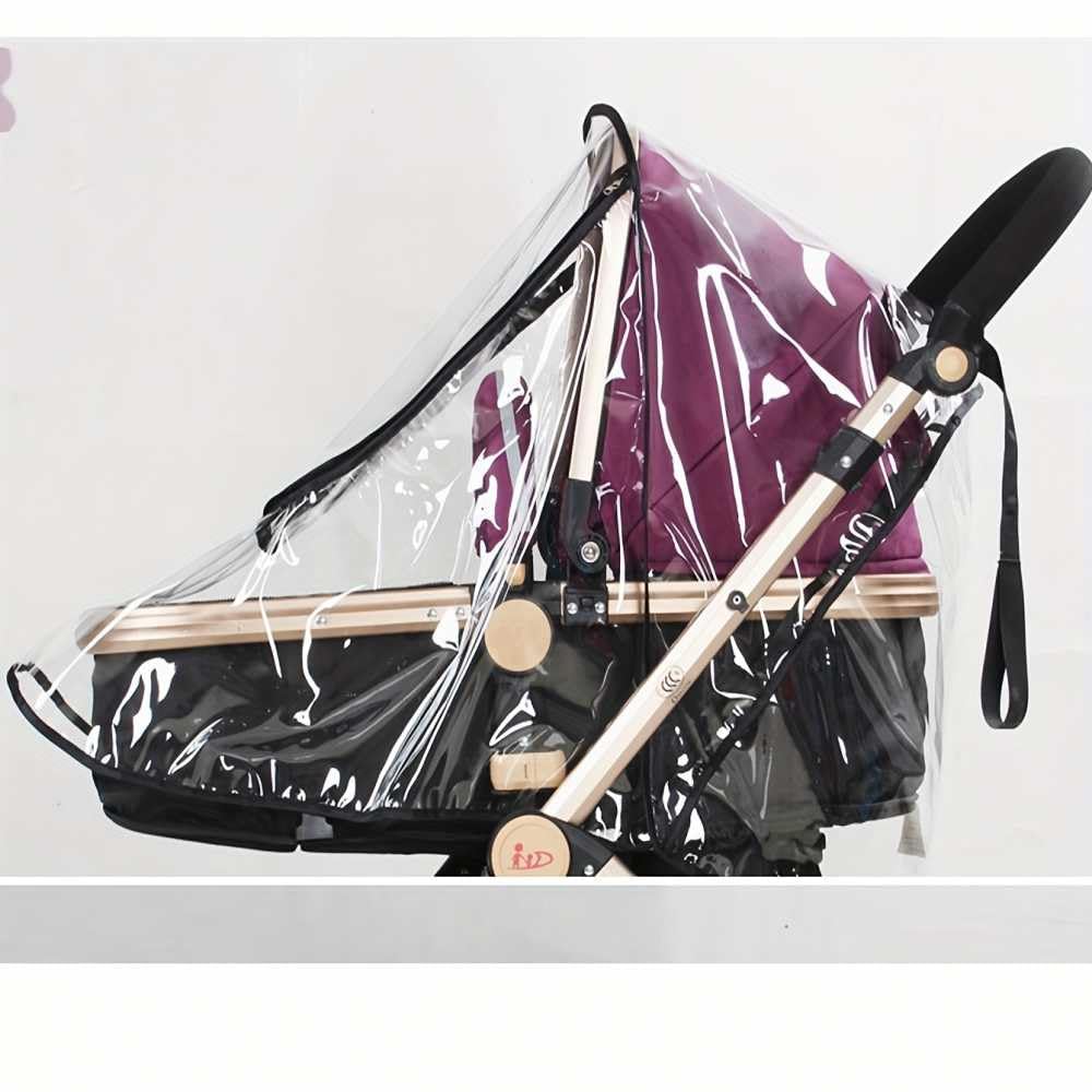 Universal Fit Stroller Rain Cover High Landscape Windproof Cover 1