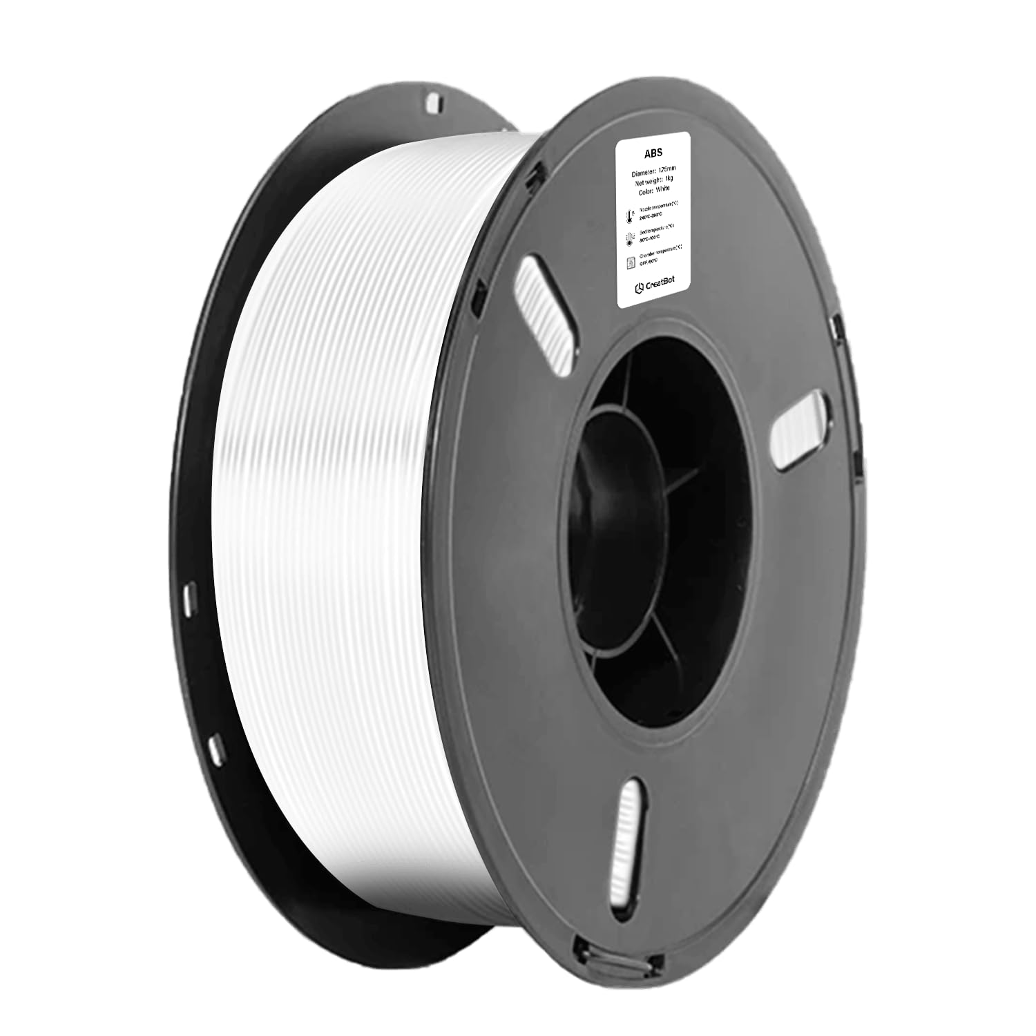 3IDEA CreatBot ABS 3D Printing Filament White, 1.75mm, Net Weight-1kg-image-3