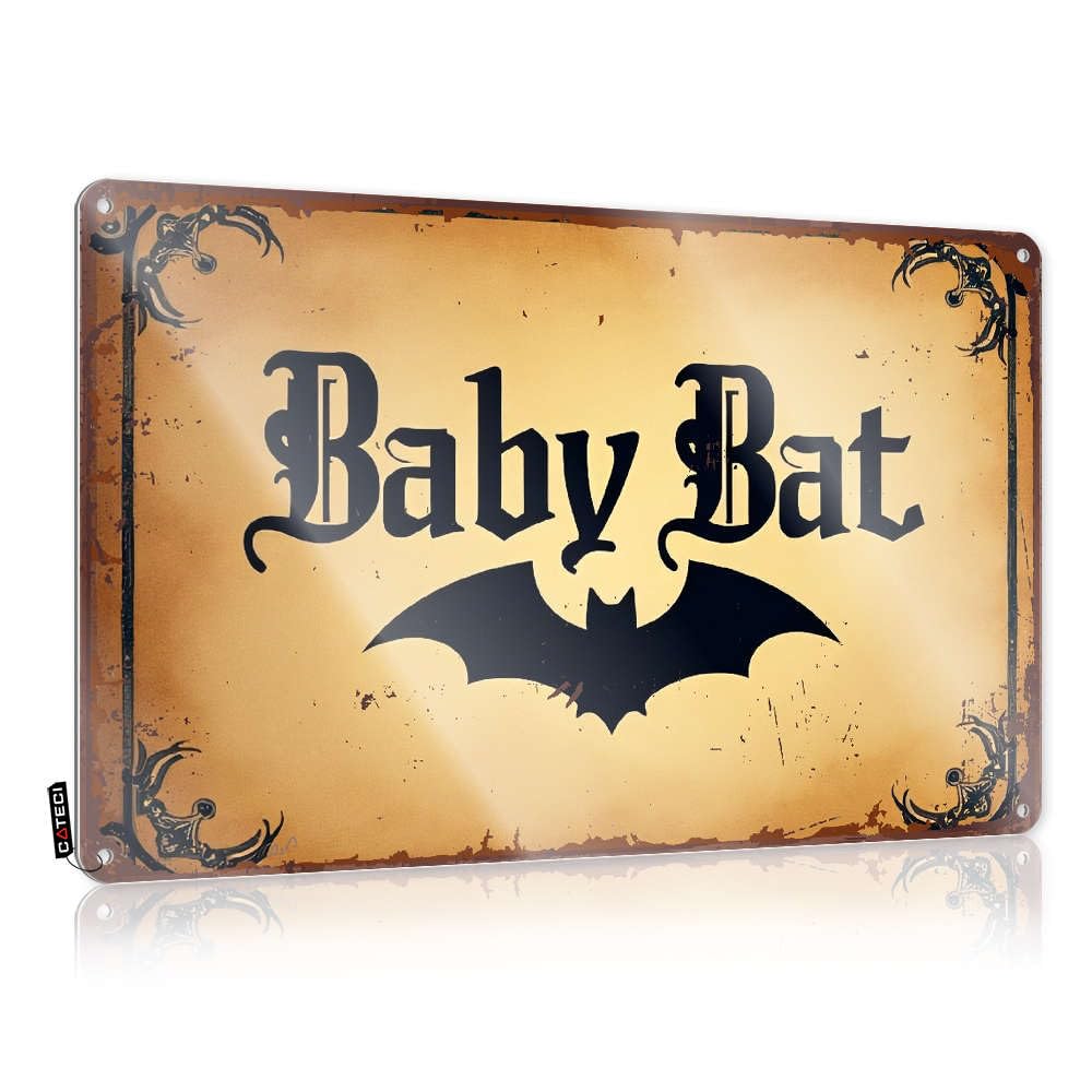 Framed Farmhouse Signs Birthday Gift | Baby Bat Sign Stunning Gym Decoration(30X40CM)