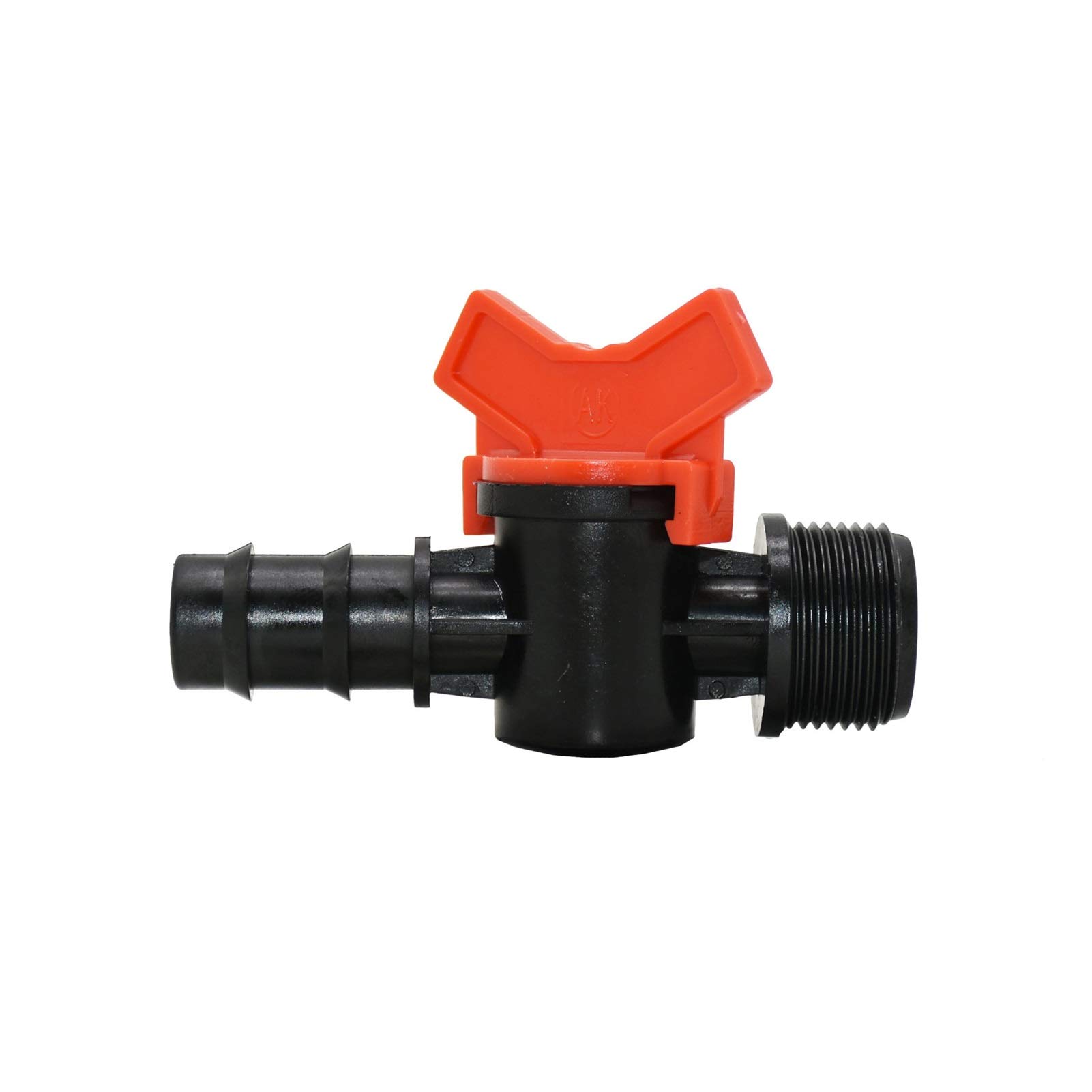 Adaptador de Conector de válvula de riego para Manguera de 16 mm y 20 mm a Manguera de jardín con Rosca Externa de 3/4 de Pulgada y 1/2 Pulgada y 3/4 de Pulgada.
