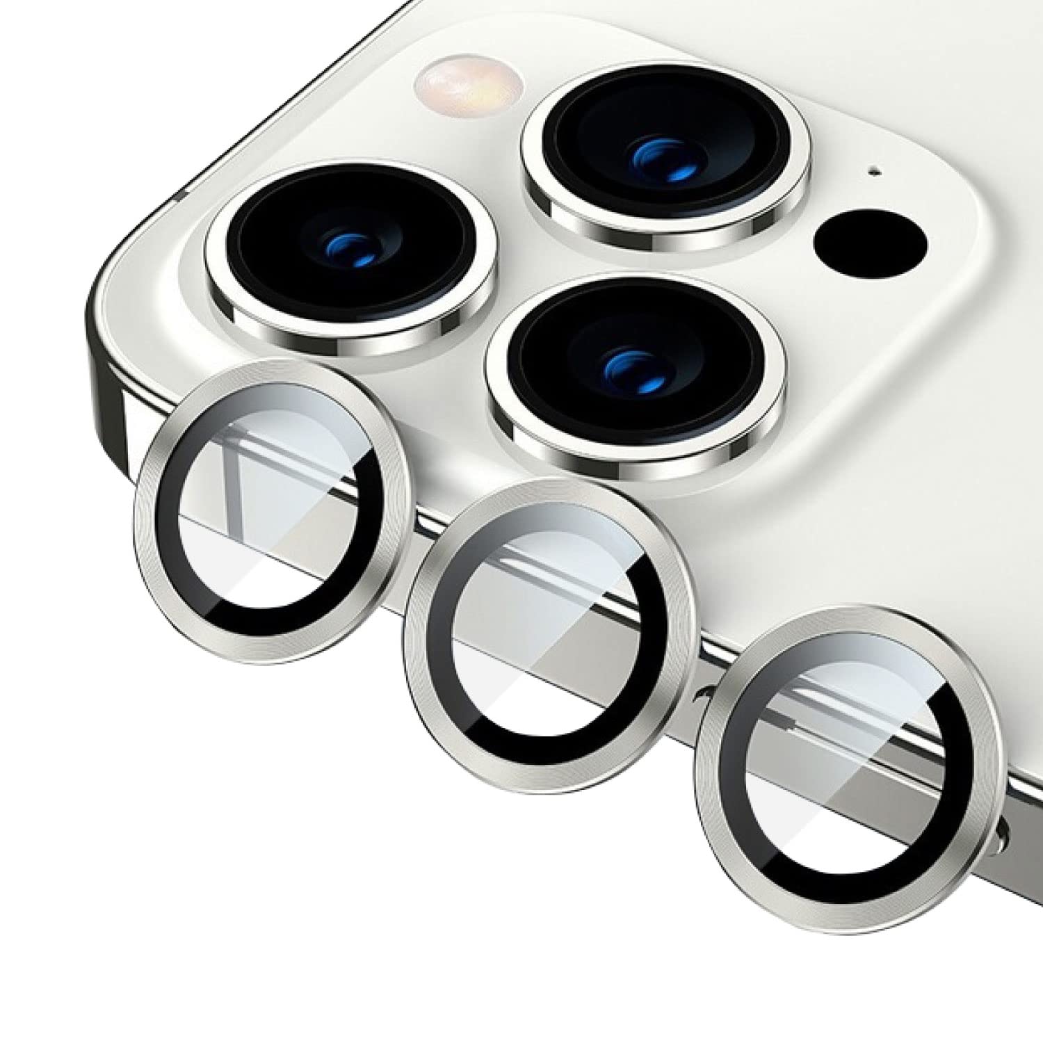 HYPHENCamera Lens Protector - Silver - iPhone 14 Pro/Pro Max