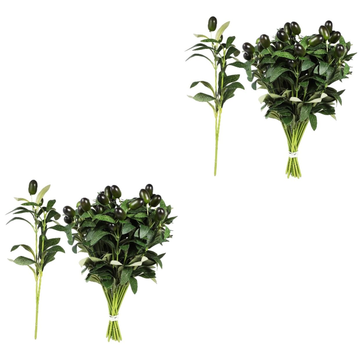 Unomor 30 Pcs Artificial Olive Leaves Artificial Tree Branches Faux Olive Stems Olive Branches Faux Olive Branch Olive Branch Decor Olive Plant Artificial Home Decor Olive Tree Branches