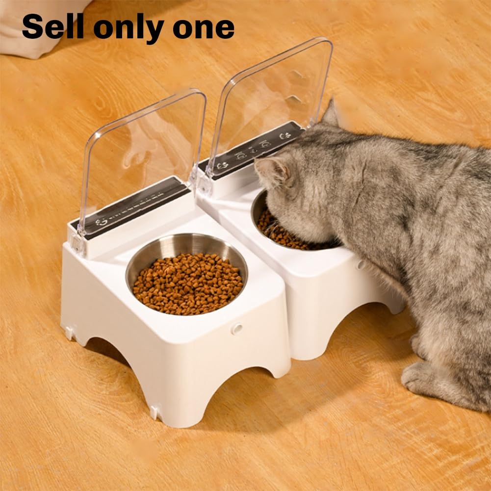 Gamelle intelligente pour chat avec capteur infrarouge et couvercle automatique, anti-souris, distributeur de nourriture pour chats et chiens