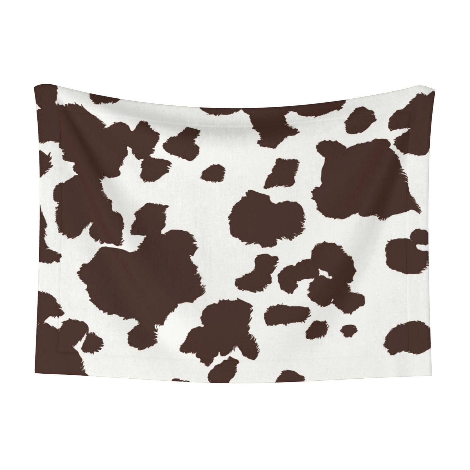 Kuilepa Brown Cow Print Waterproof Dog Blanket,Leakproof Pet Blanket for Large Dogs, Furniture Sofa Couch Cover Protector,Reversible Washable Soft Plush-Large