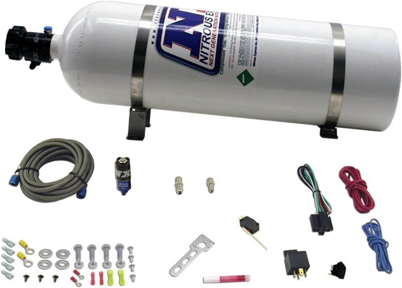 Nitrous Express Diesel Dry Nitrous Kit w/15lb Bottle