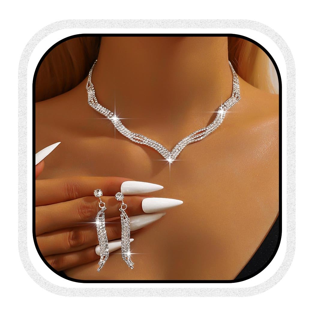 Set Gioielli Ragno Per Halloween – Collana, Orecchini E Anello In Strass Viola, Accessori Costume - 3