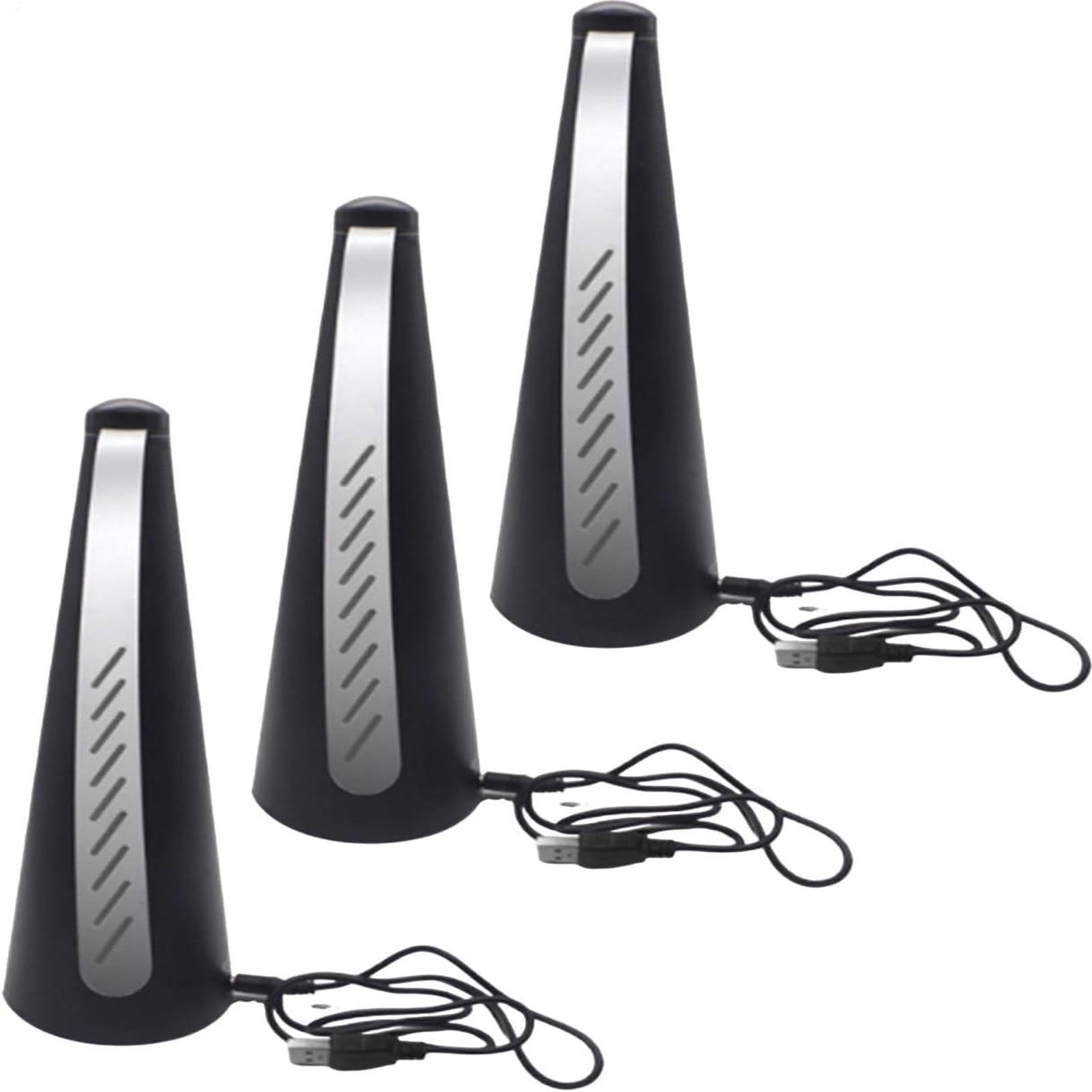 3pcs Fly Fans For Tables Rechargeable, USB Powered,Keep Fly Away Food