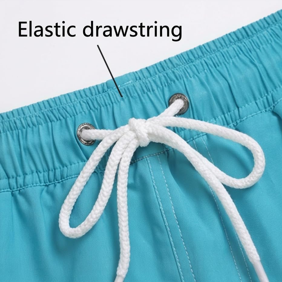 Image of Keevoom Mens Swim Trunks Compression Liner Swimming Shorts Swimwear Quick Dry Swimsuit Bathing Suits Board Shorts