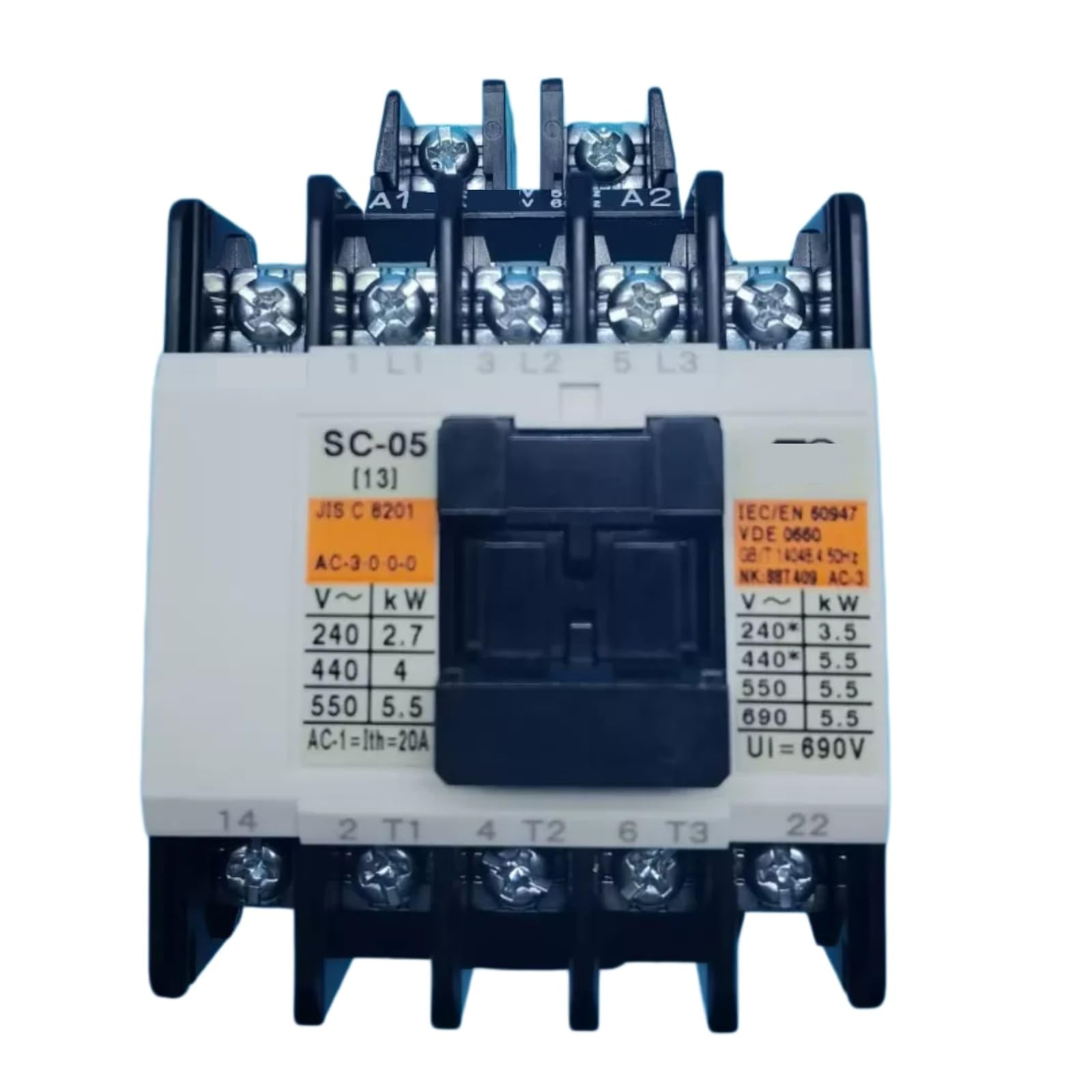 Contacteurs SC-05 2A 2NO fin des surchauffes de tableau électrique grâce au système AC110V