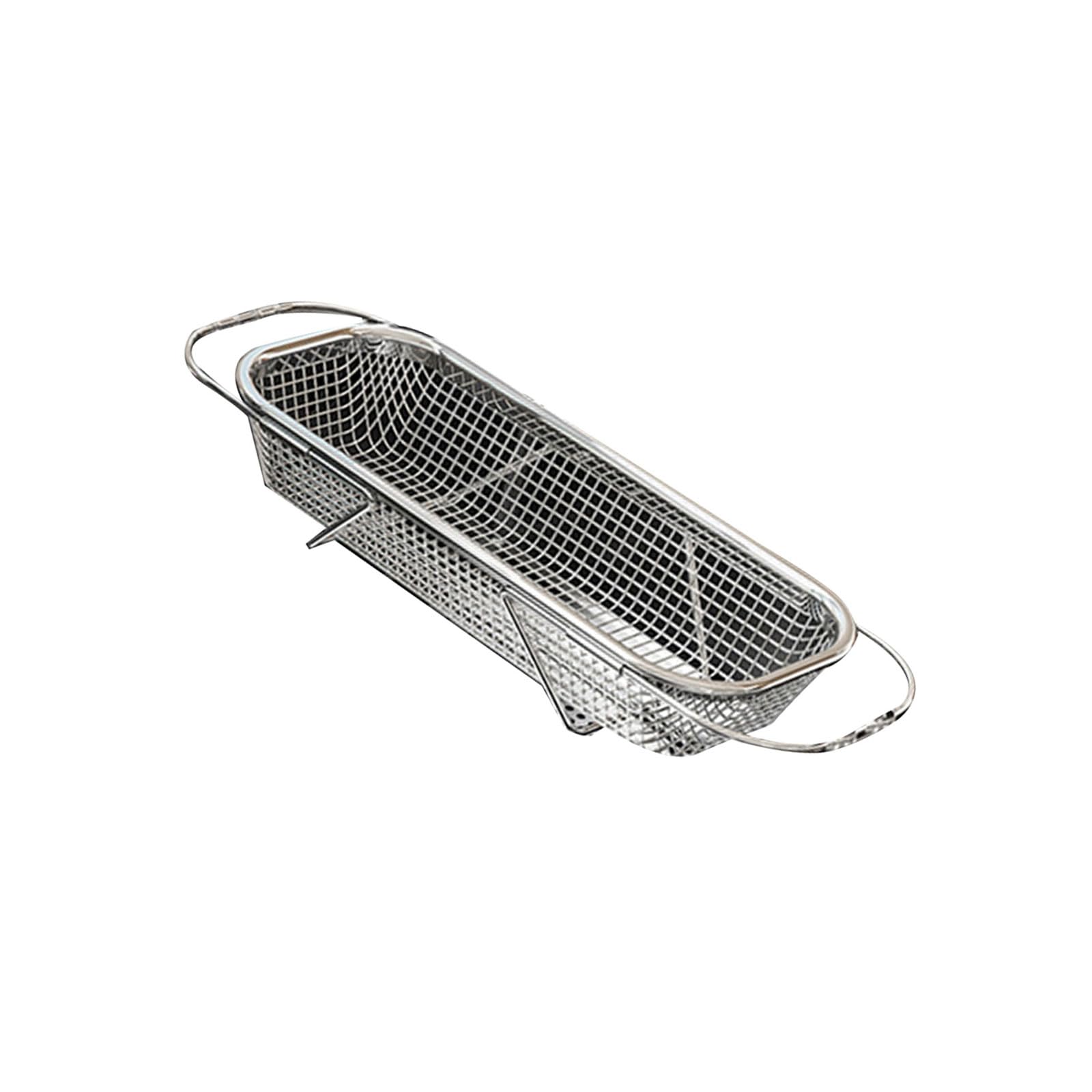 Space Saving Expandable Sink Drainer Basket Stainless Steel Rack Drying Organizer Space Saving Sink Drainer Basket for Kitchen Counter