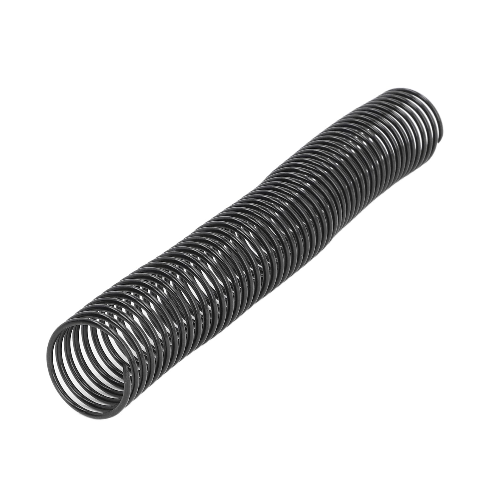 Bobina di Rilegatura a Spirale in Plastica PVC, Passo 4:1, Diametro 38 Mm, Bobina di Rilegatura Ad Alta capacità Fino a 310 Fogli, per Carta A4, Documenti, Affari, Nero,