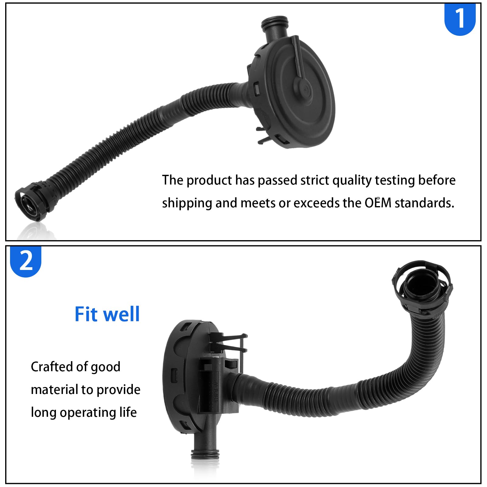 03e103201c Valve de Respiration de Ventilation Per Polo 9n Polo 6r, Valve Respiratoire Per Cordoba 6l Ibiza 6j Toledo Fabia 6y Rapid Roomster