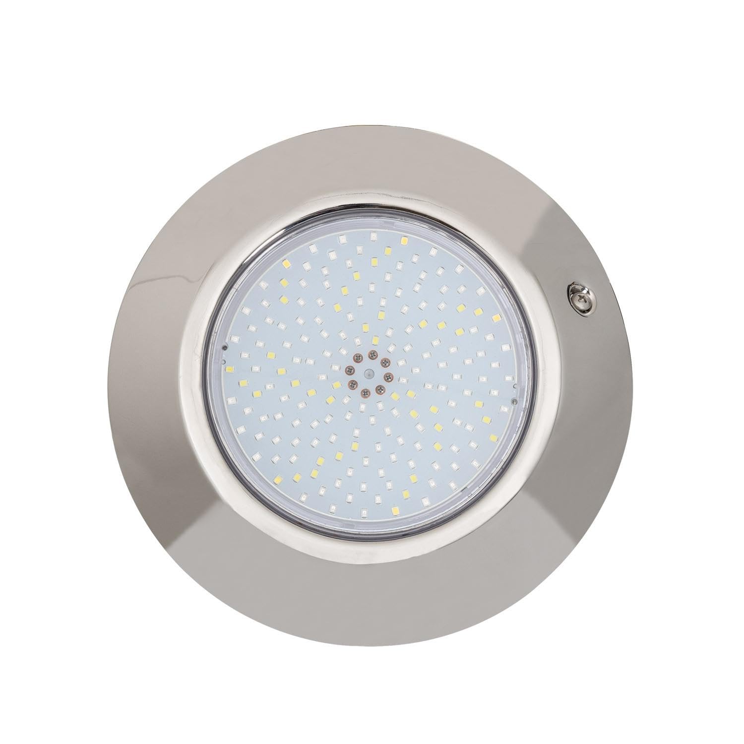 LEDKIA Foco Piscina Superficie LED RGBW Sumergible 12V DC IP68 Acero Inoxid
