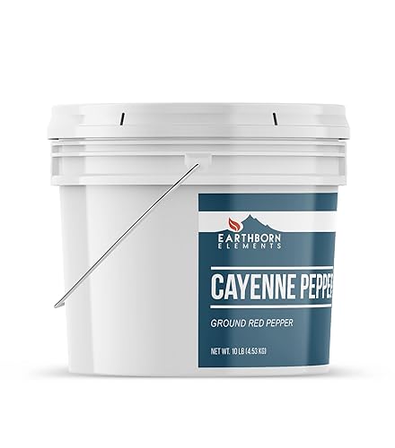 Miniatura 2 de Earthborn Elements Pimienta de Cayena, cubo de 2 galones, sabor picante, pimiento rojo molido