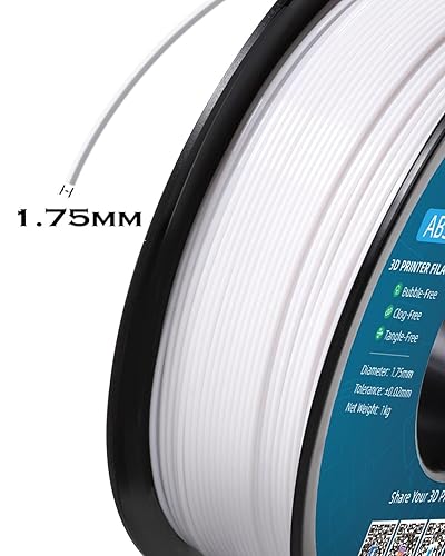 Miniatura 2 de Geeetech Filamento ABS+ de 0.069 pulgadas, fuerte y duradero, baja tasa de deformación, resistente a los impactos, precisión dimensional +- 0.001