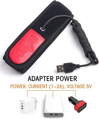 Miniatura 3 de Calentador de rocío, calentador de lente LOSHARP para lente de cámara, calentador de lente USB para calefacción y desempañamiento de cámara y espejo