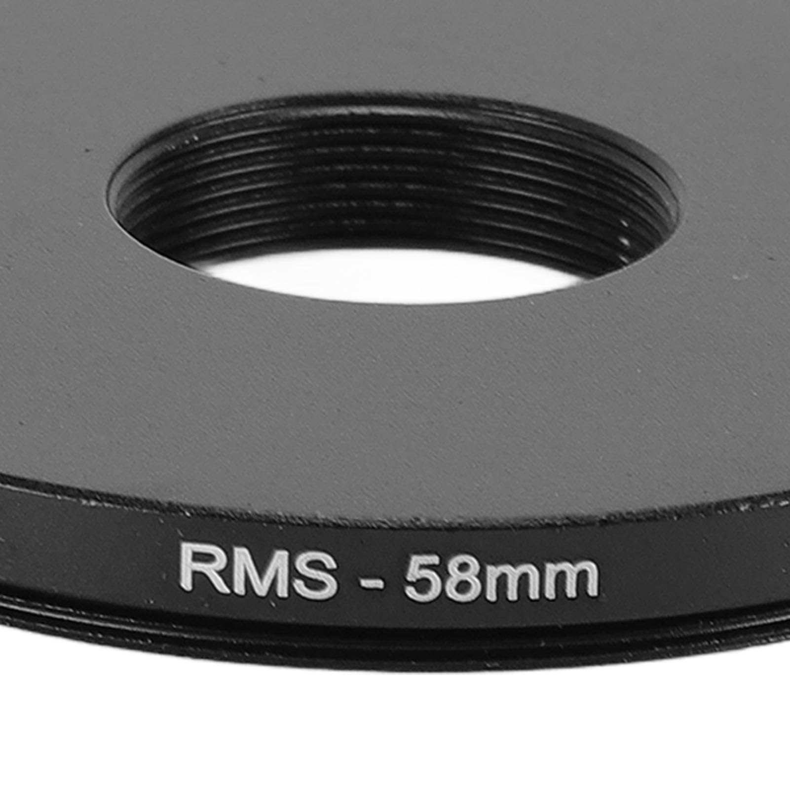 Sxhlseller Anello Adattatore per Fotocamera per Obiettivi Teleobiettivi, Anello Adattatore Filettatura RMS in Lega di Alluminio, Anello Adattatore per Obiettivo Microscopio (42 mm)