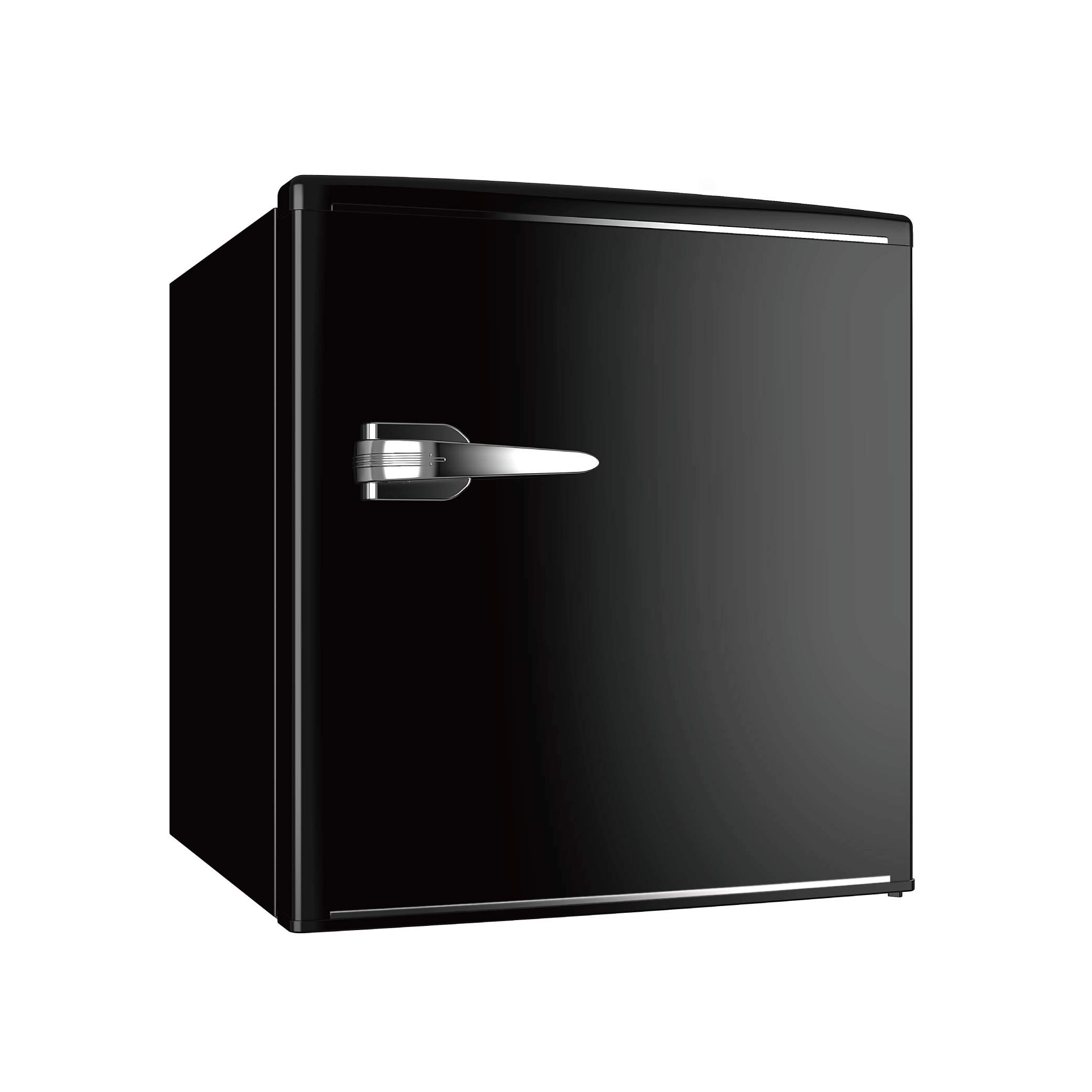 Amazon | TOHOTAIYO 小型冷蔵庫 1ドアレトロ冷蔵庫 48L ブラック