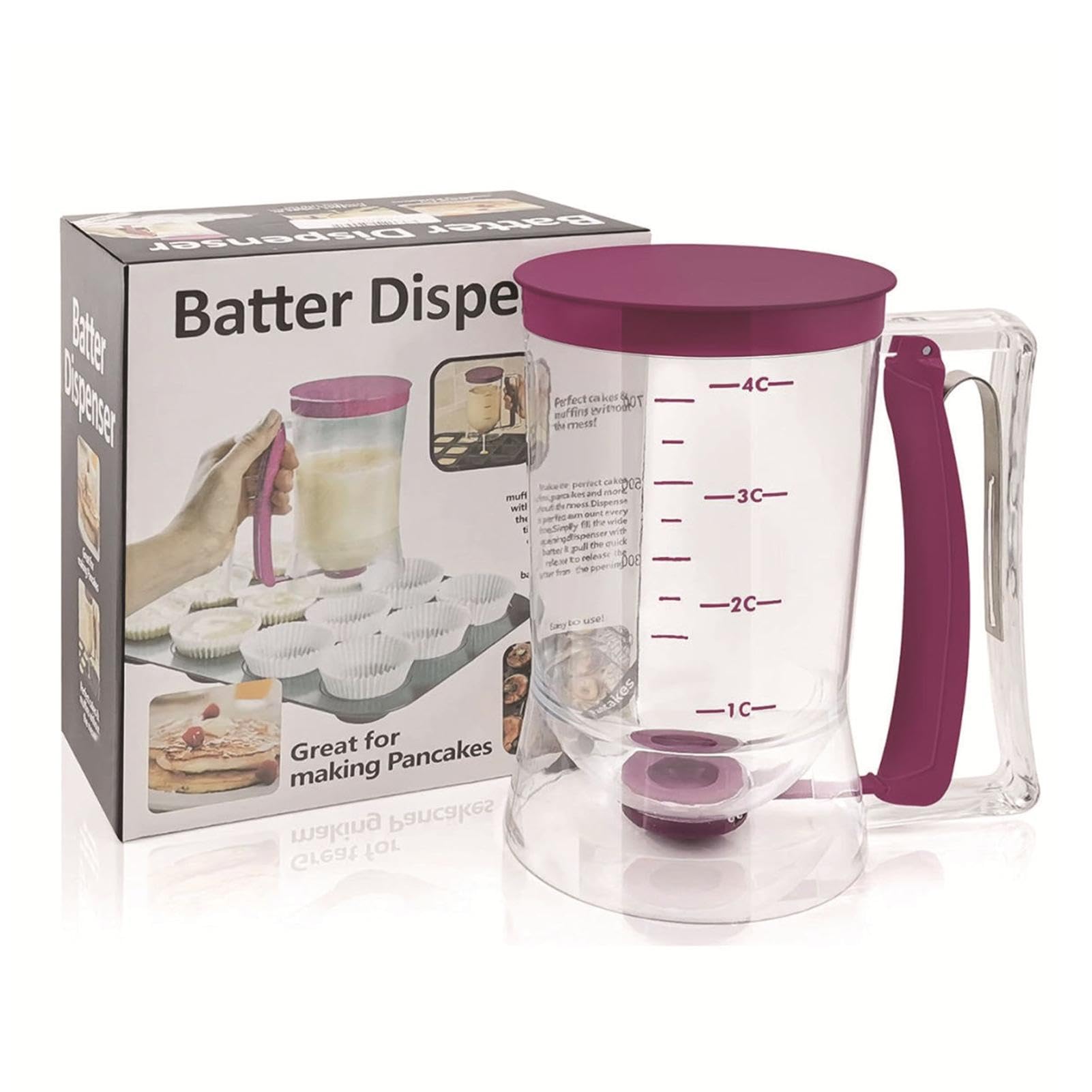 Dispenser Per Pasta - Distributore Precisione Per Pancake, Waffle, Cupcake