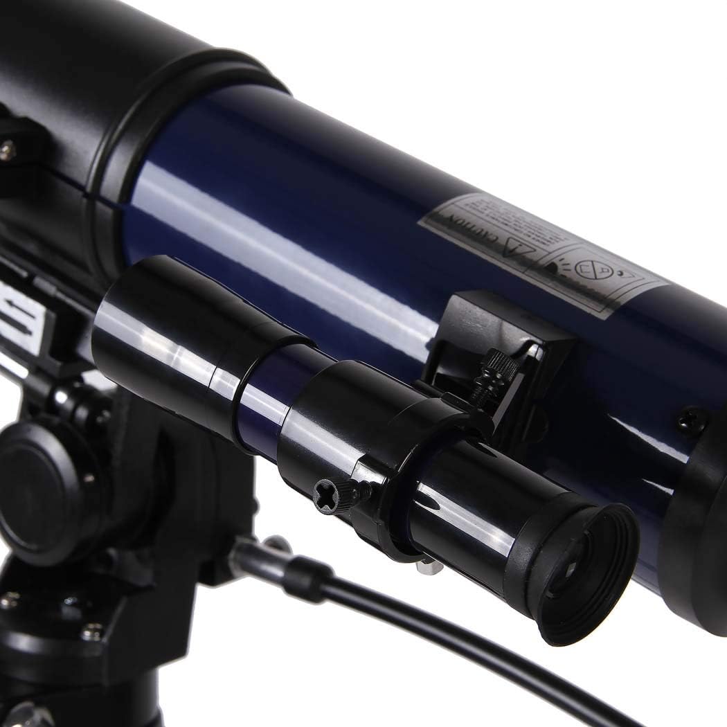 Refractor Telescope with Tripod & Finder Scope, Portable Telescope for Kids & Astronomy Beginners, Blue