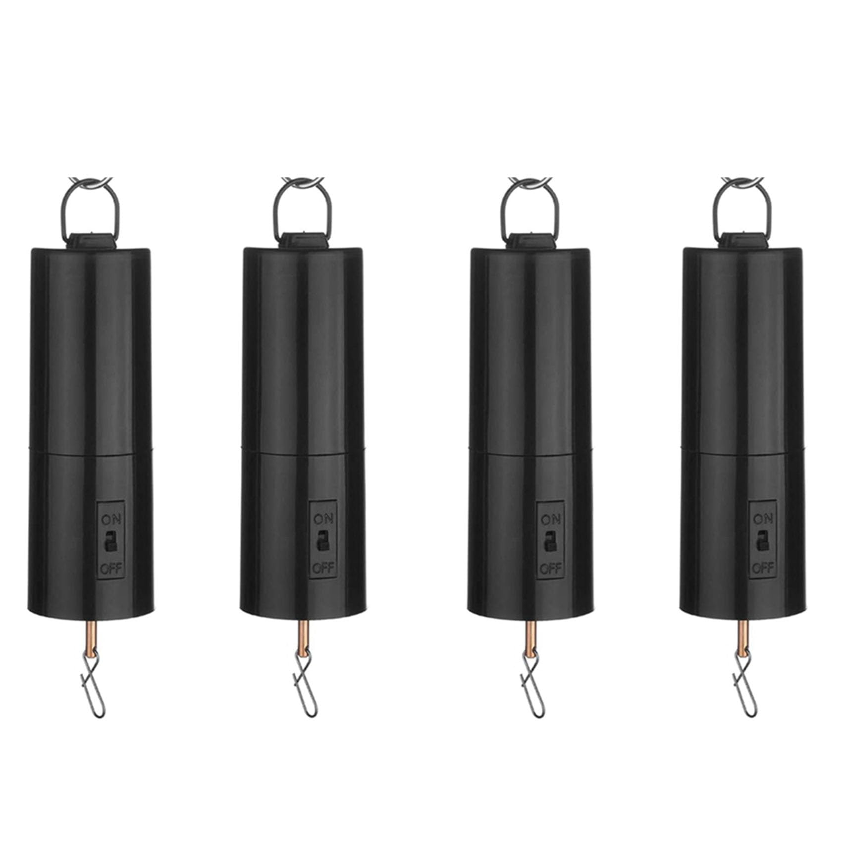Jnchdghwa Black Battery Powered Wind Spinner Rotate Motor For Hanging Wind Chime Ornament 4Pcs