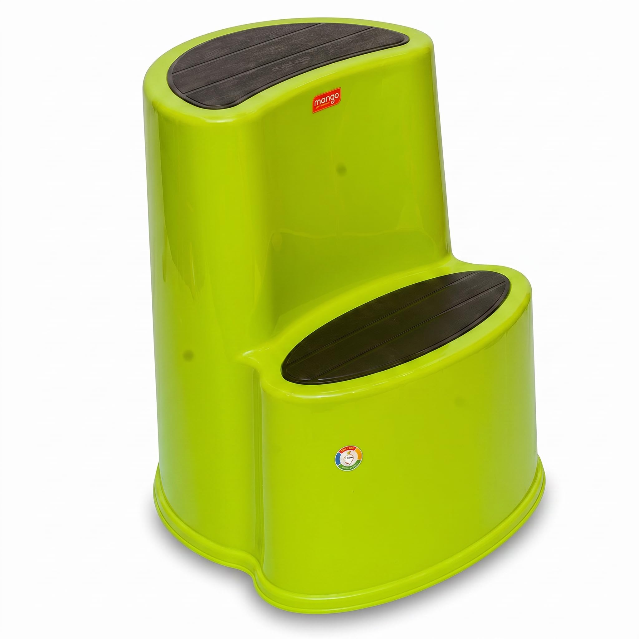 MPL MANGO Multipurpose Step Stool with Anti-Skid Surface for Home, Kitchen & Office | Premium Plastic Ladder Stool | 220 kg Hight Weight Load Capacity | 60 x 47 x 51.5 cm  (Citrus Green)